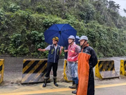 山陀兒挾豪雨戀戀基隆傳多處釀災　謝國樑馬不停蹄到處勘災