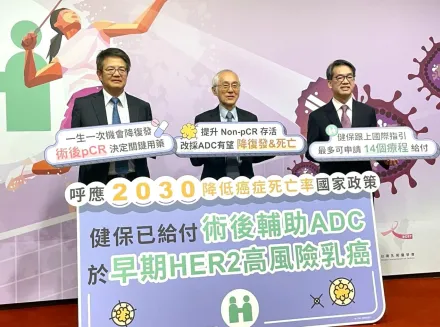 腫瘤拿掉就沒事？早期HER2乳癌術後「病理未完全緩解」　復發風險飆2倍