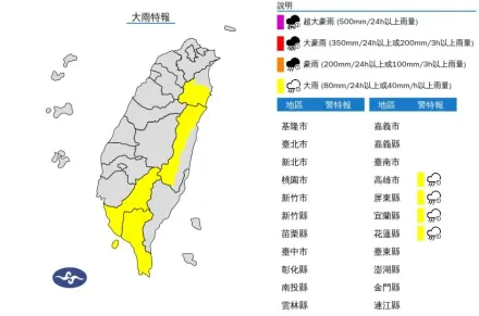 雨彈開炸！「4縣市」無預警大雨狂轟　降雨熱區曝光