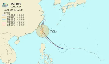 康芮「挑戰強颱」來勢洶洶　各國預測路徑一致「登陸台灣」