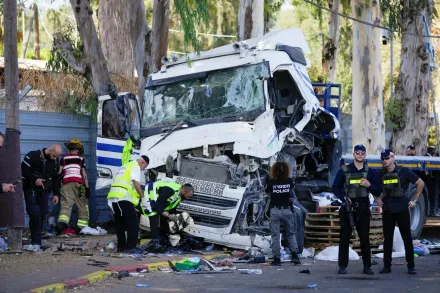 卡車衝撞以色列特拉維夫公車站釀1死40傷　疑哈瑪斯發動恐攻