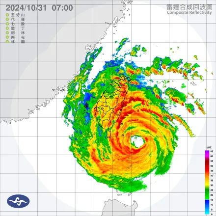 有希望「連續2天颱風假」？　氣象署曝康芮「暴風圈侵襲率」：24地達100％