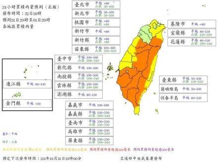 11/1再放颱風假？最新風雨預測下修　「8縣市」達停班停課標準