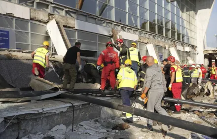 塞爾維亞重大意外！車站水泥雨棚突崩落　至少14人慘遭砸死