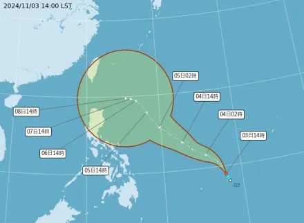 準颱「銀杏」伴東北季風掃台！西行帶共伴效應降雨劇烈　最低溫下探19度