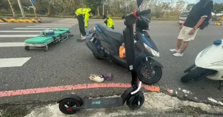 騎電動滑板車違規上路釀高速擦撞！女騎士噴飛昏迷　新北男最高開罰3600