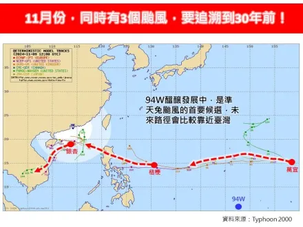 新颱風「天兔」恐生成！挑戰4颱鼎立　專家：最有機會影響台灣