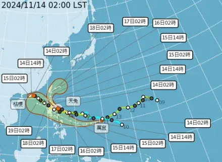 天兔怎走今變數最大！專家：有望更靠台灣　預告「極渦下衝」降至15度