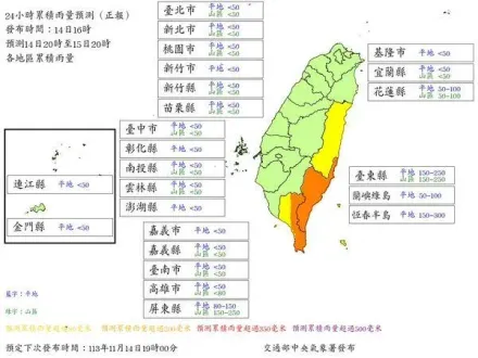 天兔來勢洶洶！氣象署最新風雨預測出爐　全台僅台東達停班課標準