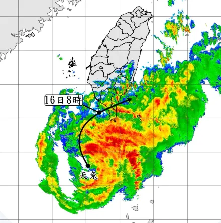 天兔颱風估明午前後「林邊至枋寮」登陸　粉專：恐有藤原效應