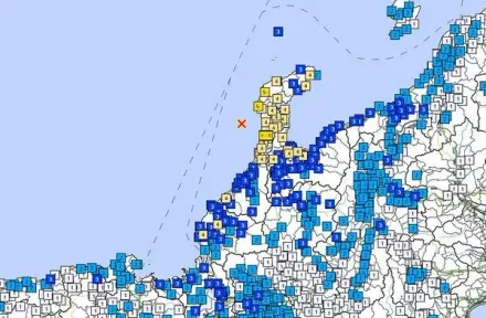 狂搖20秒！日本石川縣能登半島發生規模6.4地震　最大震度5弱