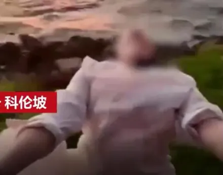 影/不要命！陸女頭身探出火車玩自拍　下一秒撞樹枝慘摔