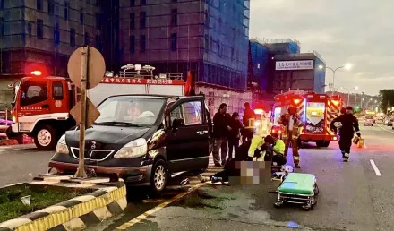 死亡車禍！三芝休旅車自撞分隔島　駕駛命危送醫不治