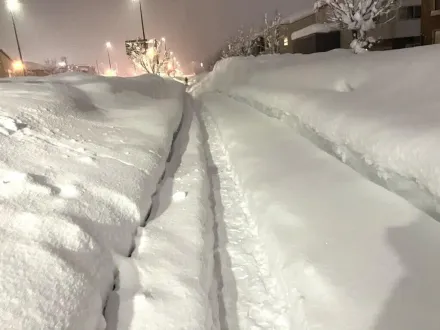 日本青森大雪成災！弘前市「積雪114公分」破觀測紀錄