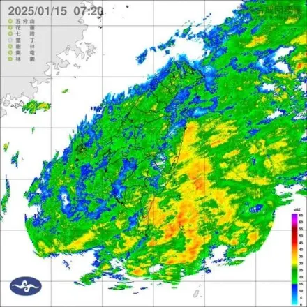 鄭明典曬圖：全台遭回波覆蓋！　預告今夜再降溫