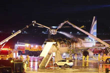 釜山航空客機起火7傷！「延誤20min起飛」　神奇巧合救全機