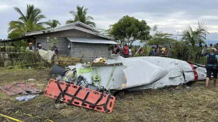 機身斷裂！小飛機菲南墜毀釀4死　含現役美軍、國防承包商