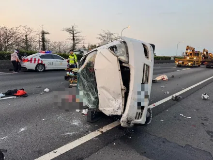 國1豐原段6車連環撞！2失聯移工噴飛慘死　同車2男逃逸