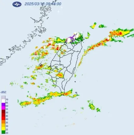 快躲室內！大台北全區雨彈開轟　炸到晚上