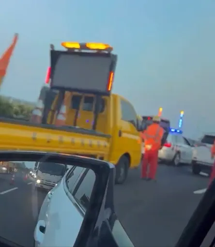 車禍現場。（圖／翻攝畫面）