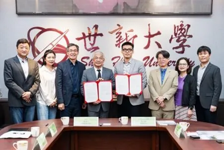 世新大學與瑞士教育集團雙方在會談中深入交流雙聯學位學程等具體內容。（圖／世新大學提供）