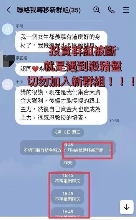 投資詐騙群組案例圖示。(圖/警方提供)