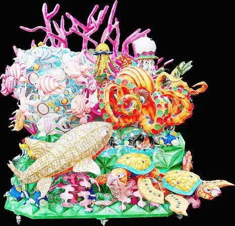 李宗瑞花燈作品「自在．悠游」獲得台灣燈會特優獎。（圖／矯正署提供）
