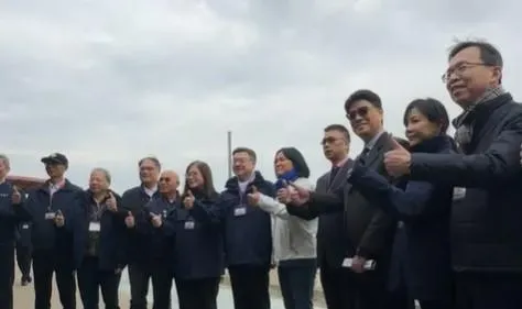 行政院長卓榮泰赴金門視察、慰問海巡署金門同仁，國民黨立委陳玉珍全程陪同並反應需求。（圖／取自陳玉珍臉書直播）