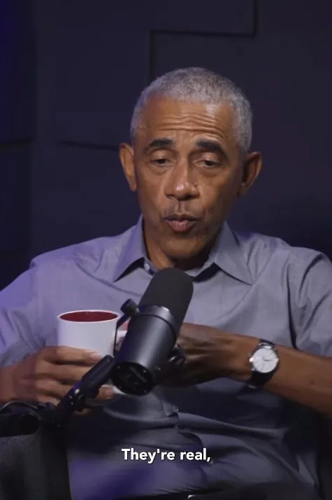 歐巴馬表示外星人確實存在,但沒有被關在51區。(圖/翻攝Instagram「barackobama」)