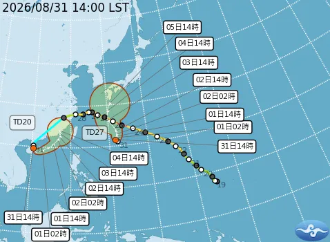 。（圖／翻攝自中央氣象署官網）
