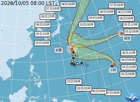 東北季風今日增強南下，明日起北台灣明顯降溫。（圖／翻攝自賈新興臉書）
