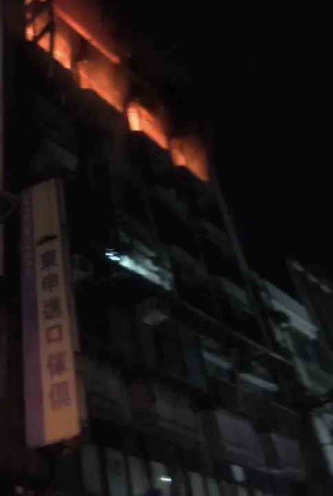 火災現場。（圖/桃園市消防局提供）