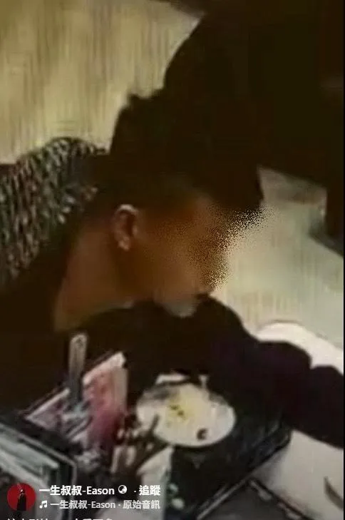 嫌犯的樣貌被監視器拍下。（圖／取自一生叔叔的臉書）