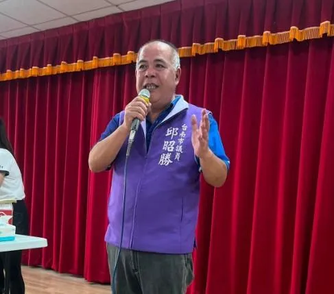 無黨籍台南市議員邱昭勝。（圖／翻攝自邱昭勝臉書）