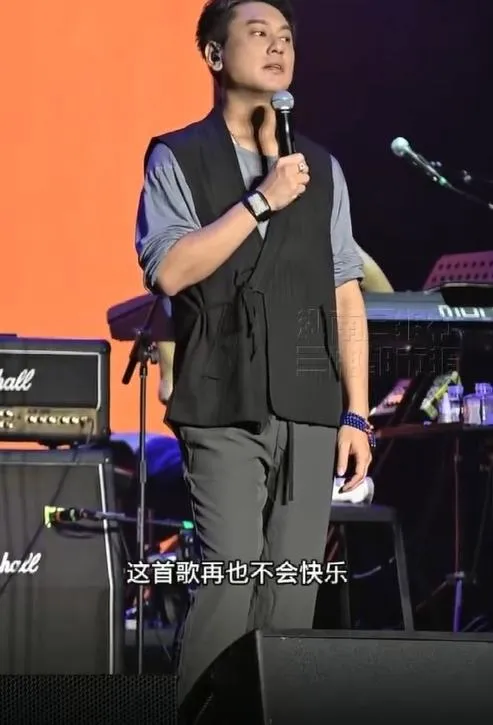 朱孝天在南京開唱時聊起F4合體的選歌幕後小故事。（圖／翻攝微博）