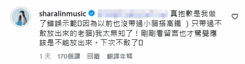 林逸欣回應網友留言。（圖／翻攝自林逸欣IG）