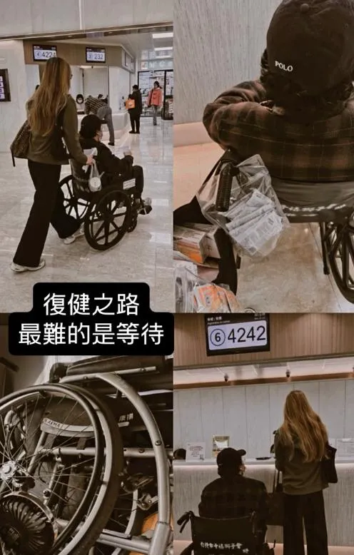 37歲替身演員蘇德揚在拍攝《豆腐媽媽》時不慎墜地重傷，近期正努力復健治療。（圖／翻攝Rena threads）