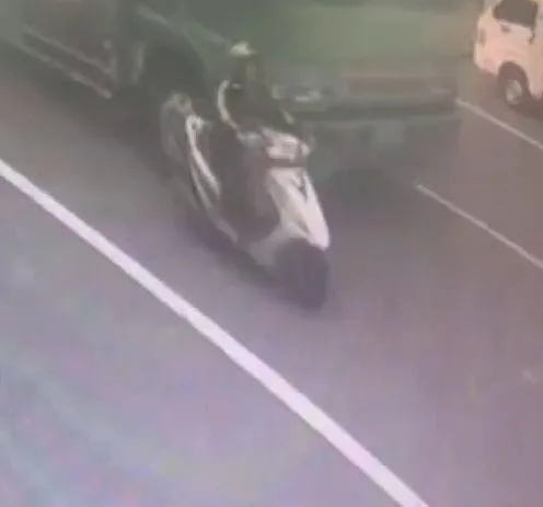 車禍瞬間。（圖／警方提供）