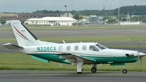 SOCATA TBM7型飛機。（圖/翻攝Sky brary網站）
