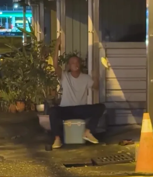 過多久還真的有魚上鉤。（圖／Threads網友@jack8899528提供）
