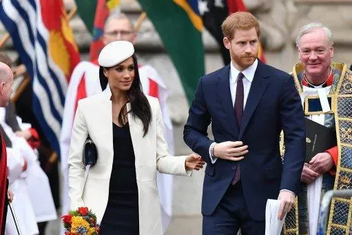英國哈利王子夫婦。（圖/翻攝X）
