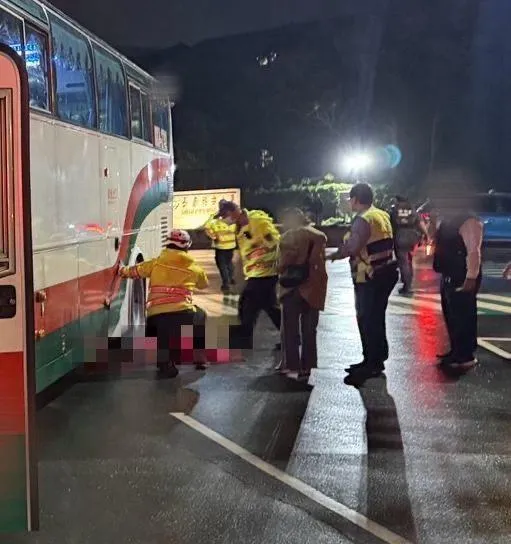 車禍現場。（圖／警方提供）
