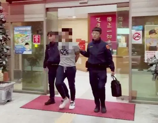警方將蔡男移送新北地檢署偵辦。（圖／警方提供）