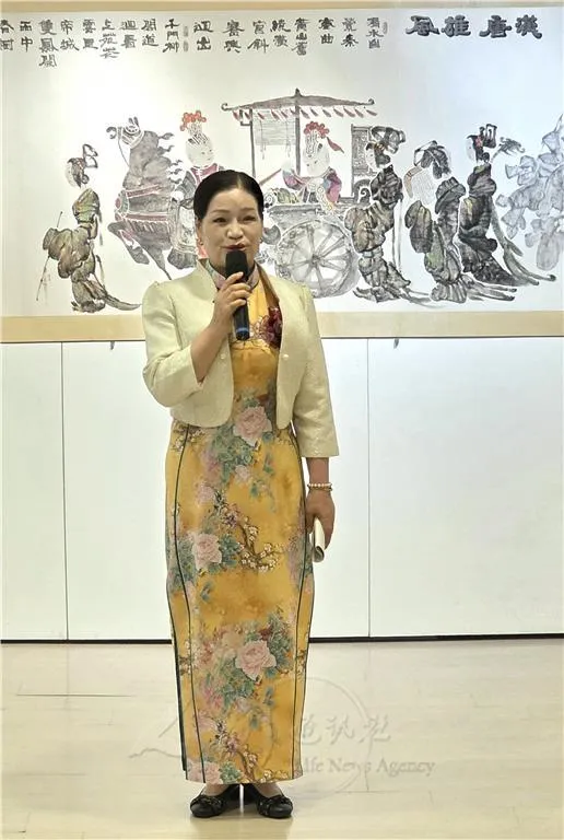 楊小寧國畫師(圖 南台別院提供)