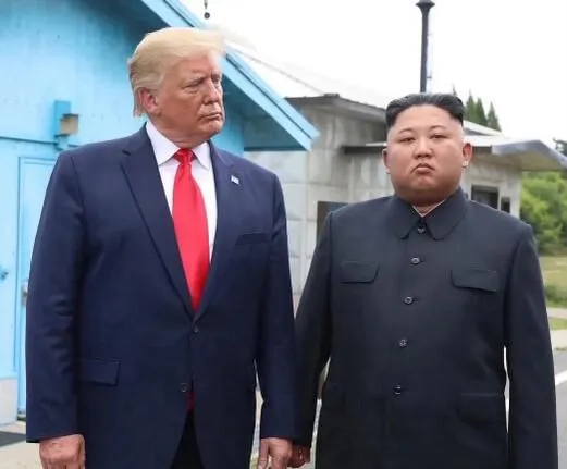 川普日前發布與金正恩合照，說明兩人關係很好。（圖／翻攝自truthsocial＠realDonaldTrump）