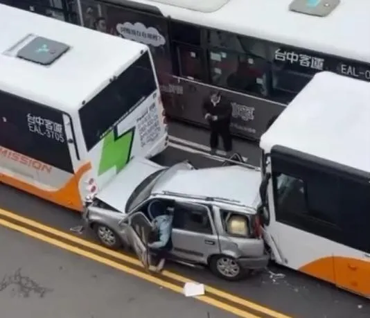 車禍現場。（圖／民眾提供）