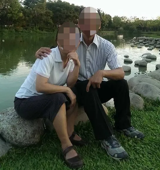 屏東市公興路25日早上10時28分許，62歲薛姓丈夫（右）刺死58歲陸姓妻子（左）。（圖／中天新聞）