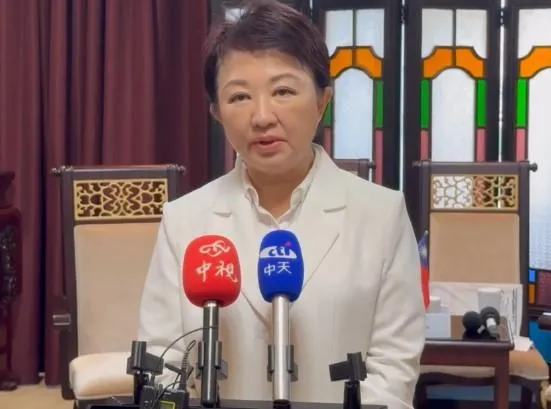 台中市長盧秀燕。(圖/中天新聞)