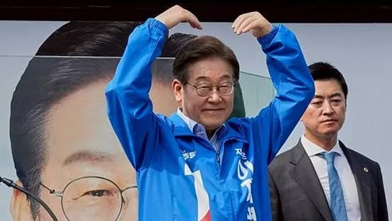 南韓總統候選人李在明(圖/美聯社)