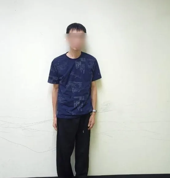 被捕台灣男子邱國書(音譯)。(圖/翻攝泰國國家公園、野生動植物保育廳臉書)